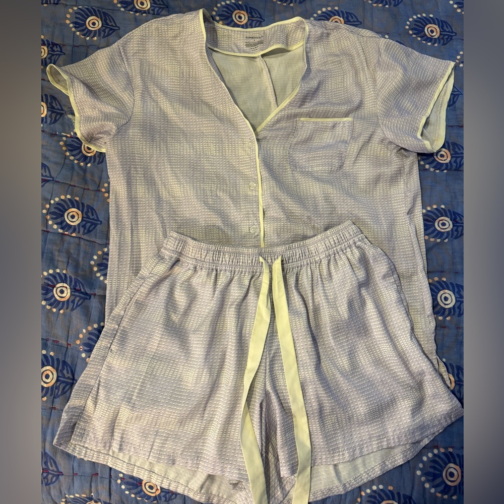 The Cloud 9 Silky PJ Shorts Set